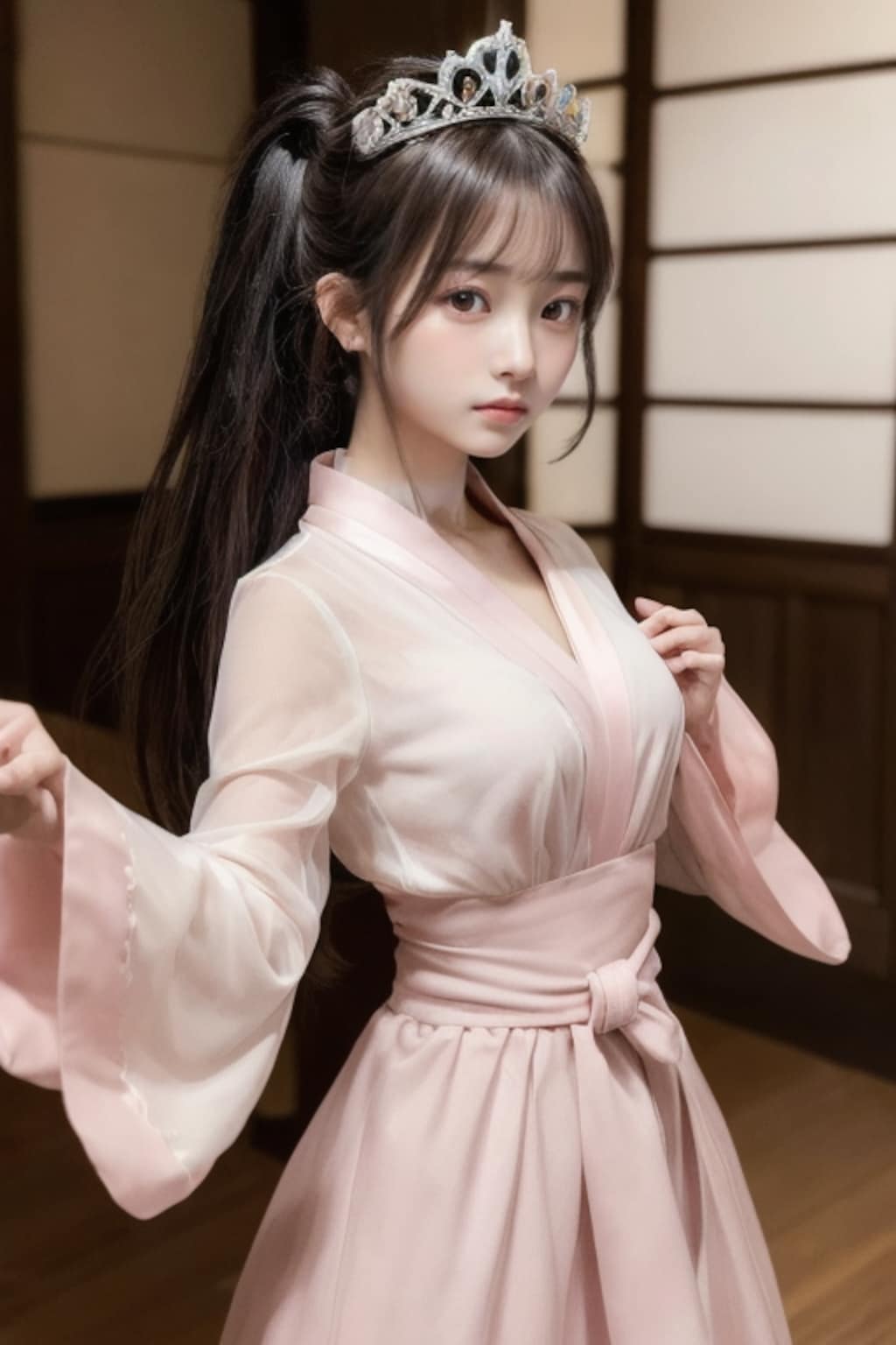 ご就寝の姫様
