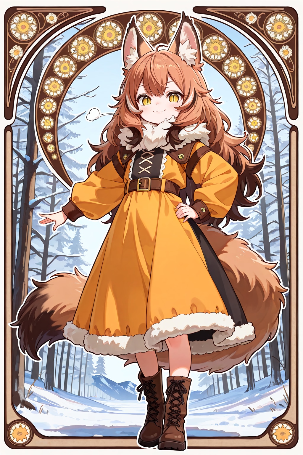 メインクーンの女の子