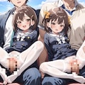 白タイツ女子の通学風景 4枚目