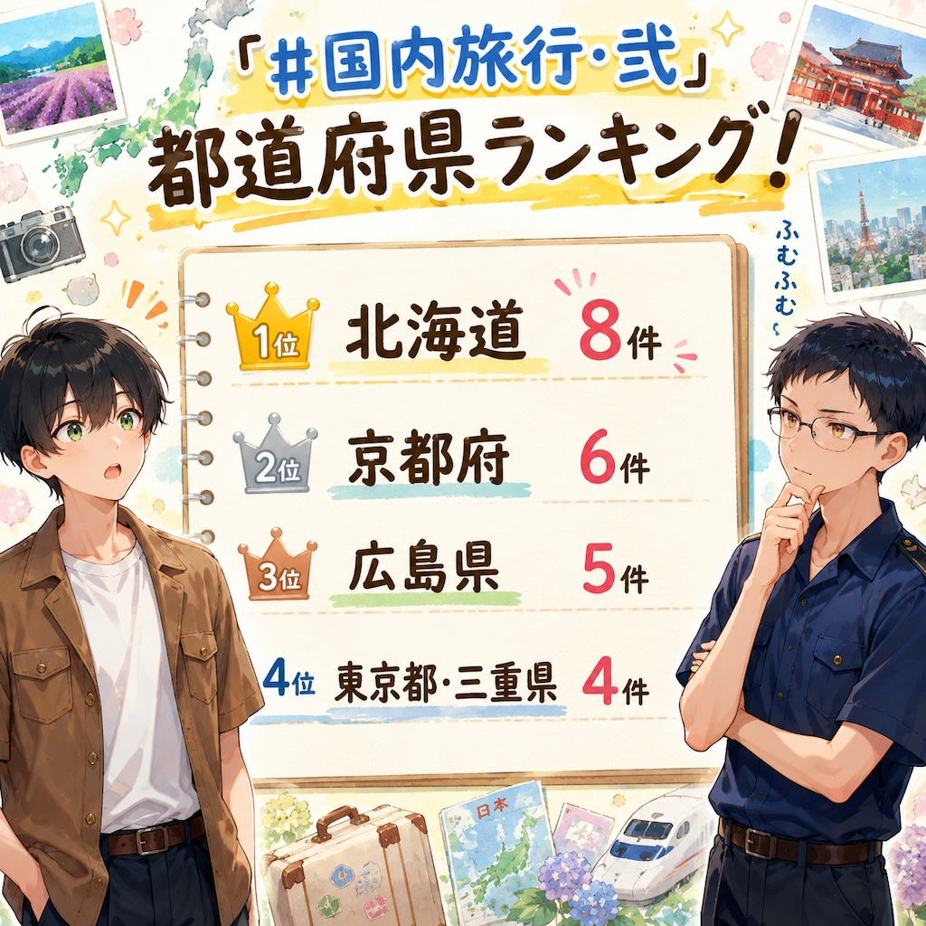 1日目結果発表！ #国内旅行･弐