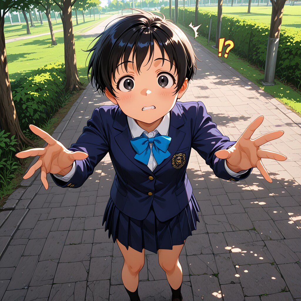 ミラゴールディちゃんと身体が混ざったえるなちゃん