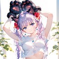 朝の日課のストレッチ(ヨガ)の絵梨奈ちゃん個人バージョン編❤️ 2枚目