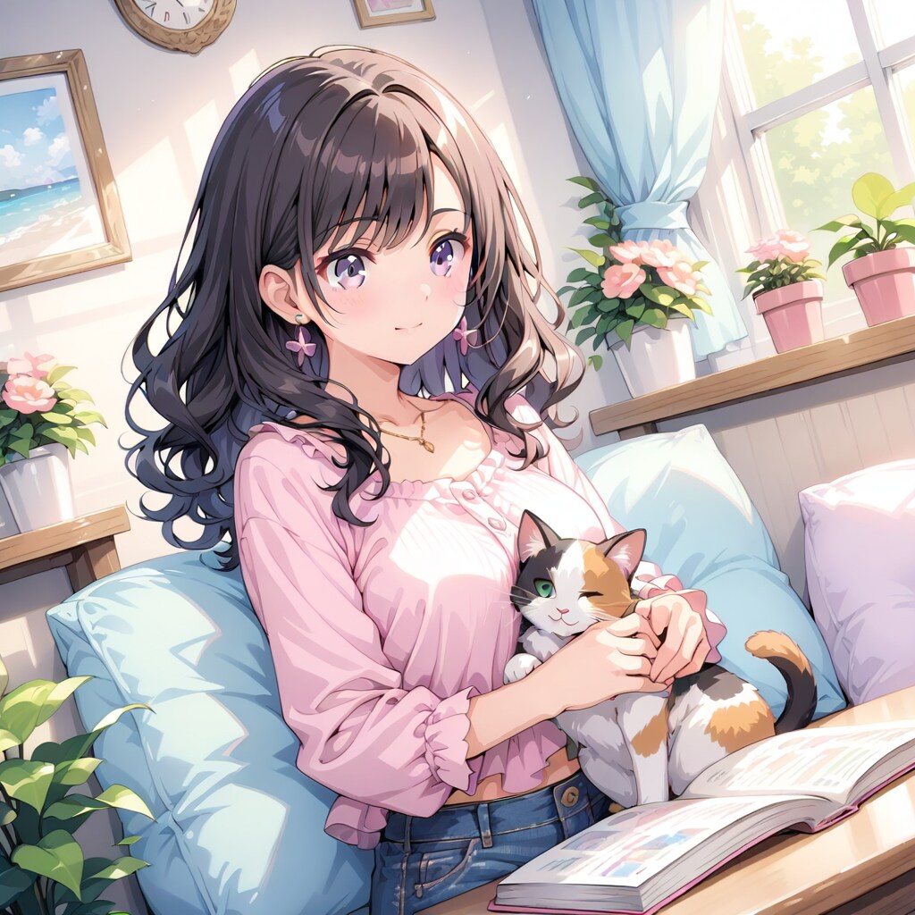 もふもふ三毛殿（235）LARIMAR | の人気AIイラスト・グラビア
