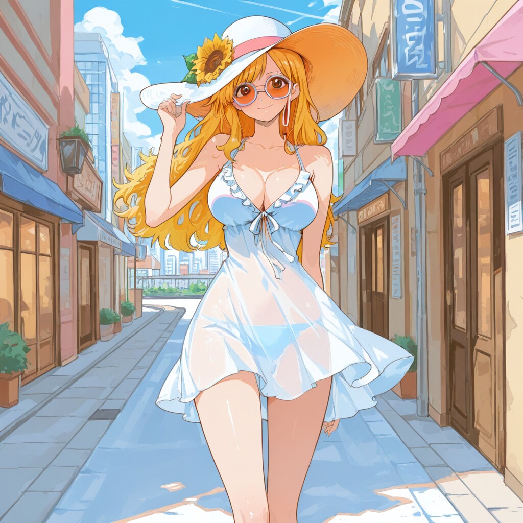 夏の町歩き
