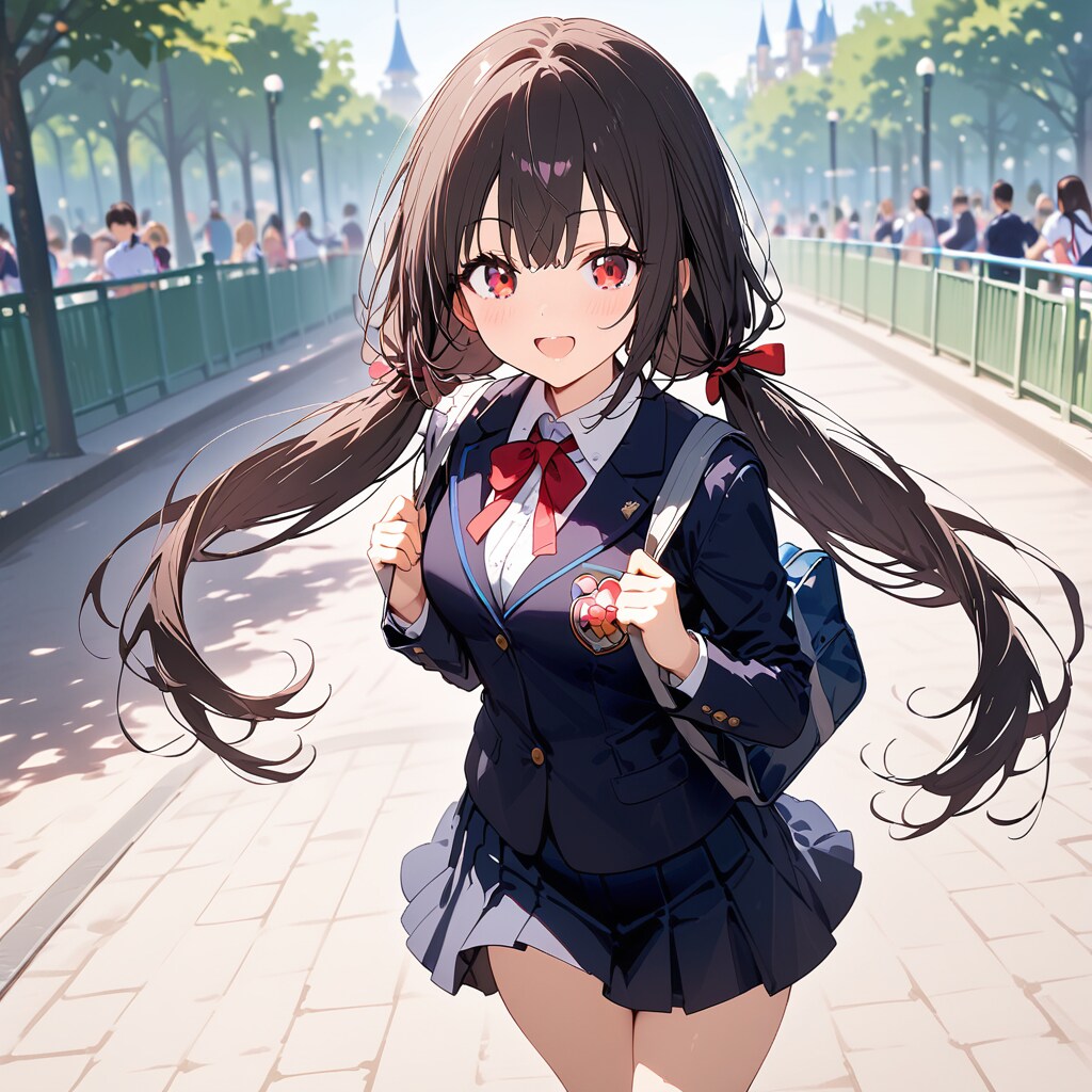 憧れの制服デート | の人気AIイラスト・グラビア