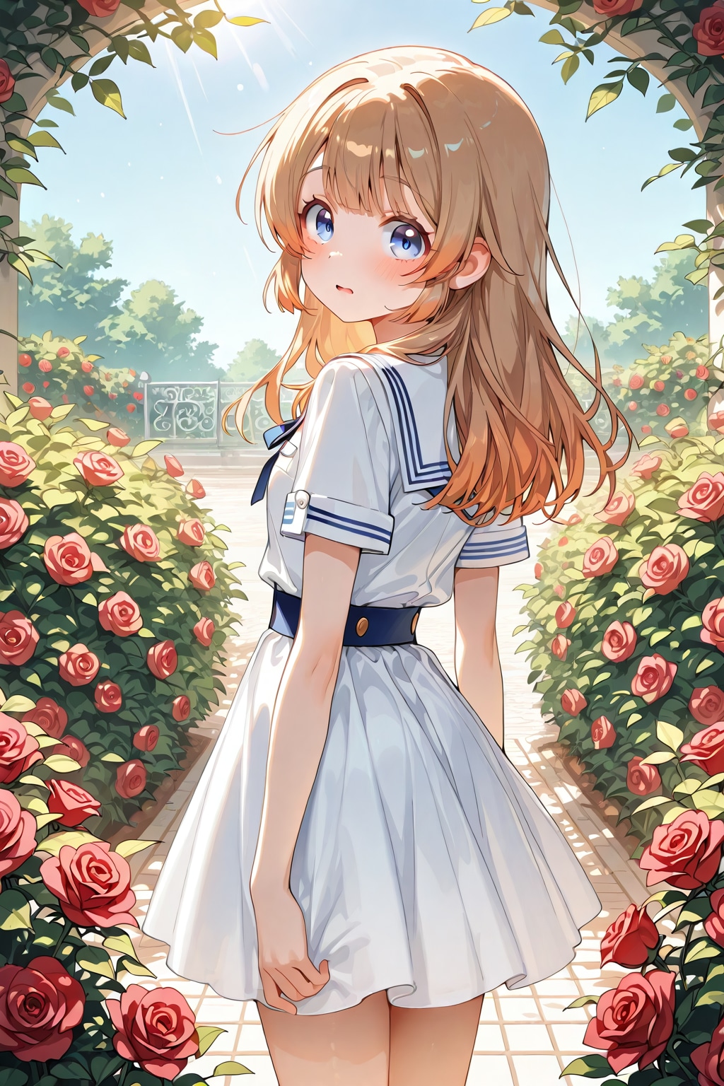 花園の少女