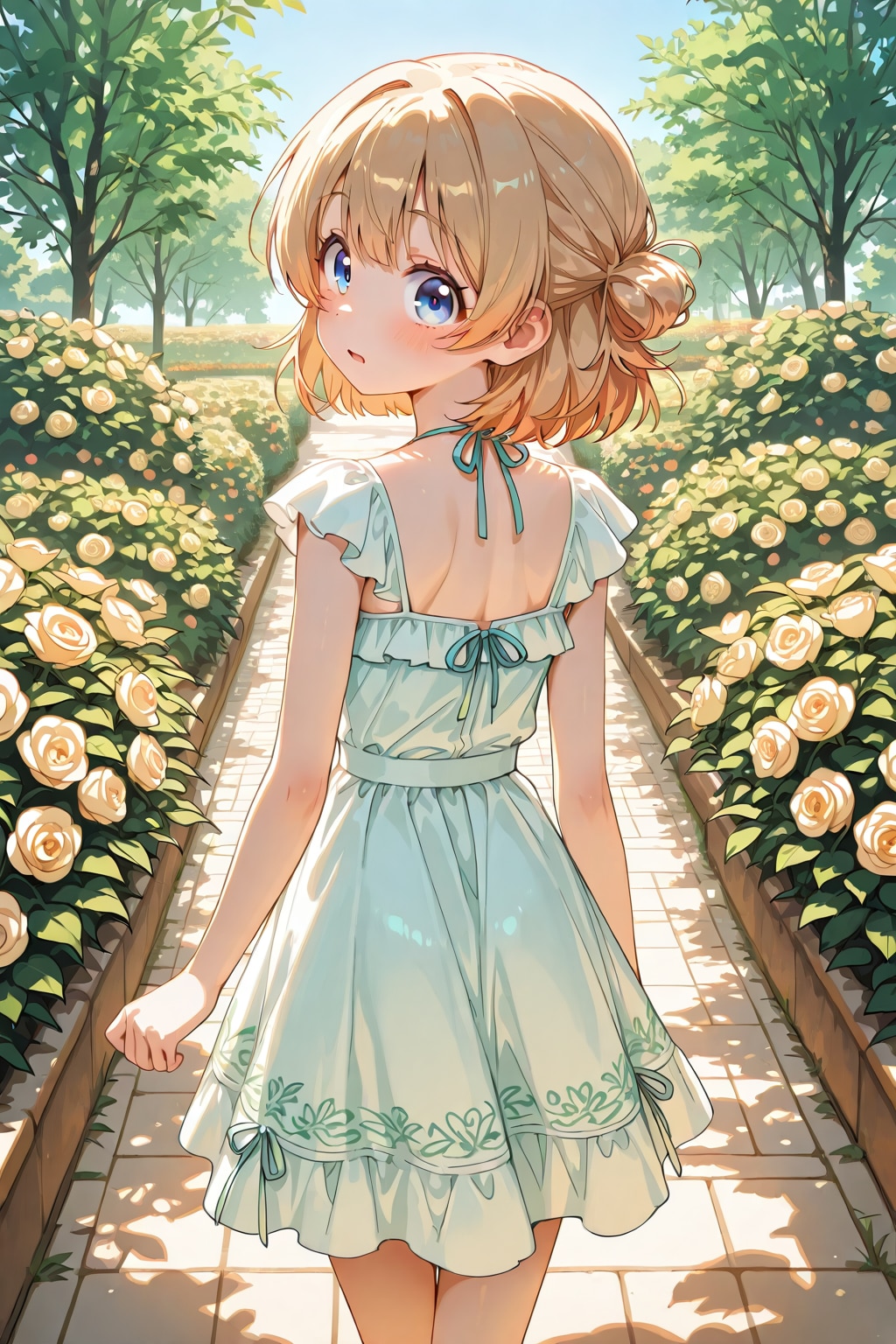 花園の少女
