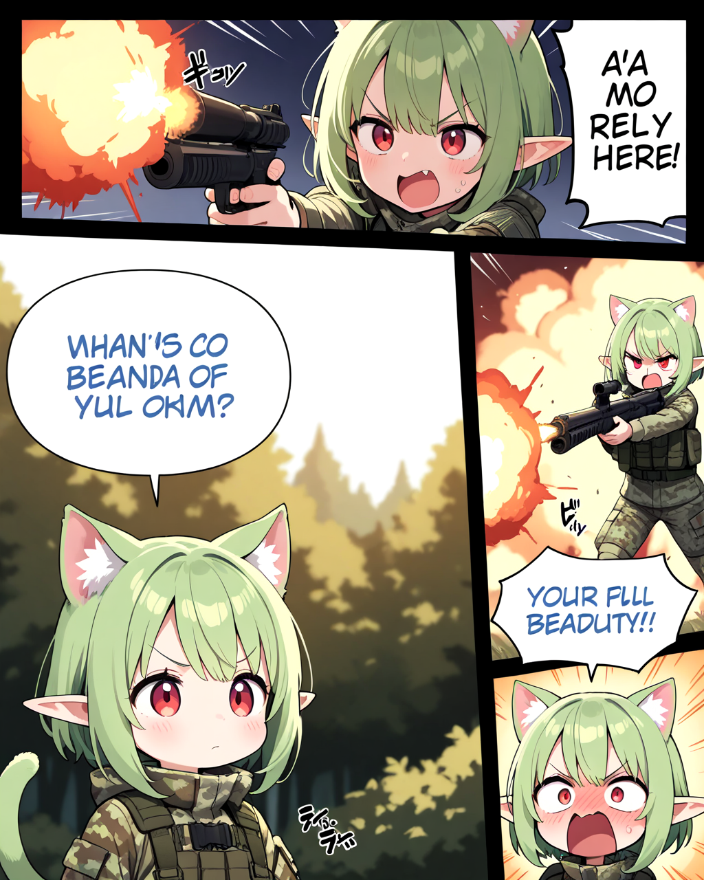 【コミック】ケモミミエルフ