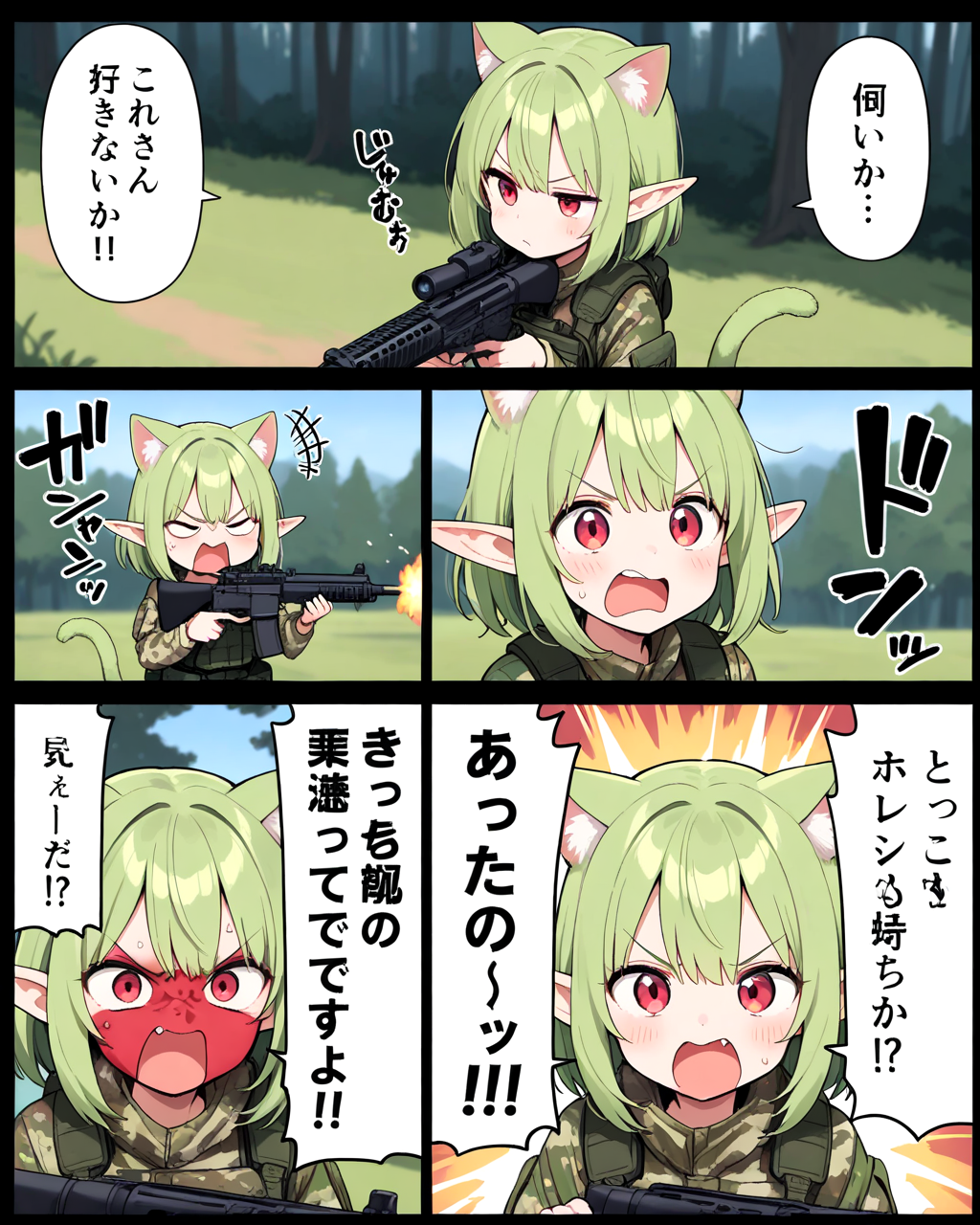 【コミック】ケモミミエルフ