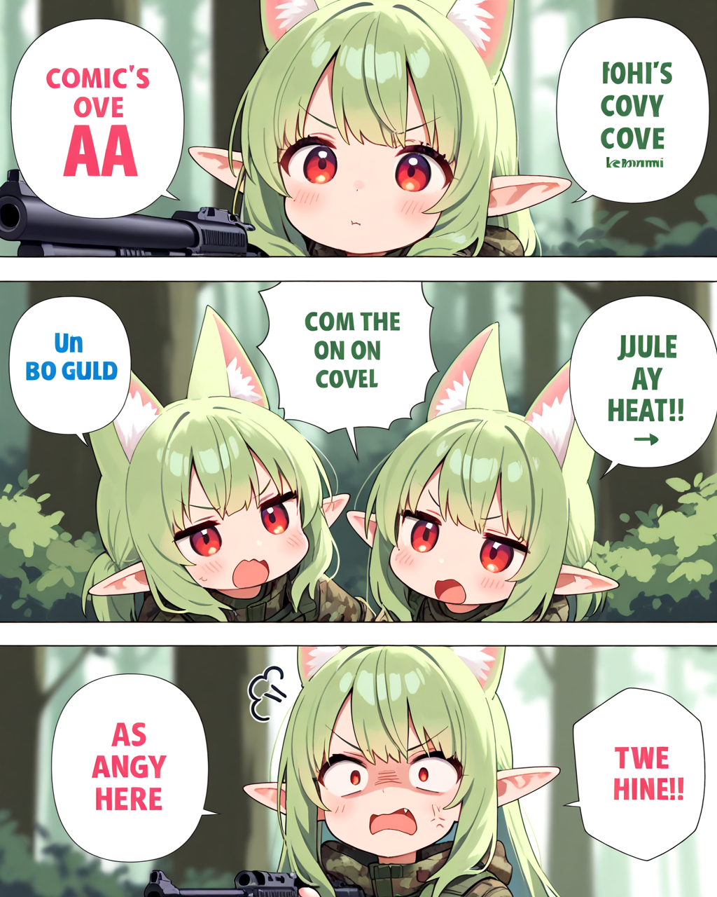 【コミック】ケモミミエルフ