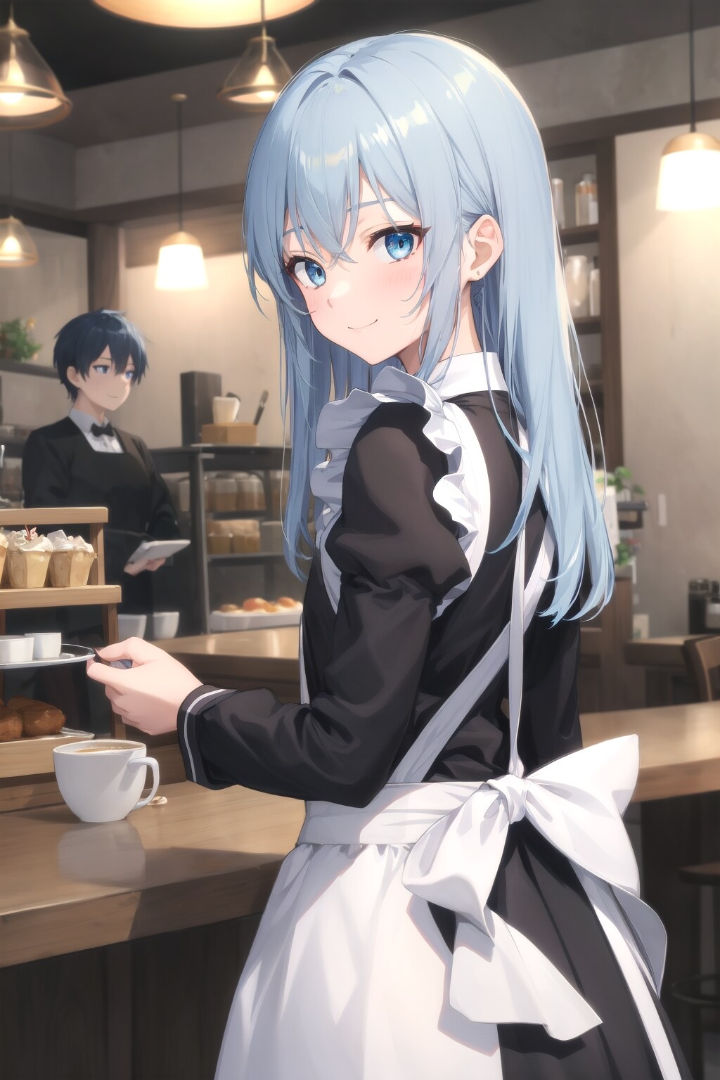 アオさんお仕事中