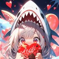 サメ美ちゃんのバレンタイン🦈 2枚目