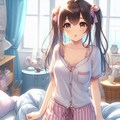 パジャマでおはよ♪（Copilot） 6枚目