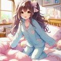 パジャマでおはよ♪（Copilot） 8枚目
