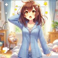 パジャマでおはよ♪（Copilot） 11枚目