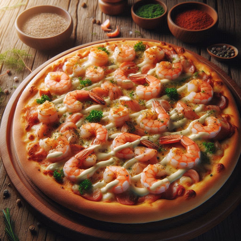 エビマヨピザ | の人気AIイラスト・グラビア