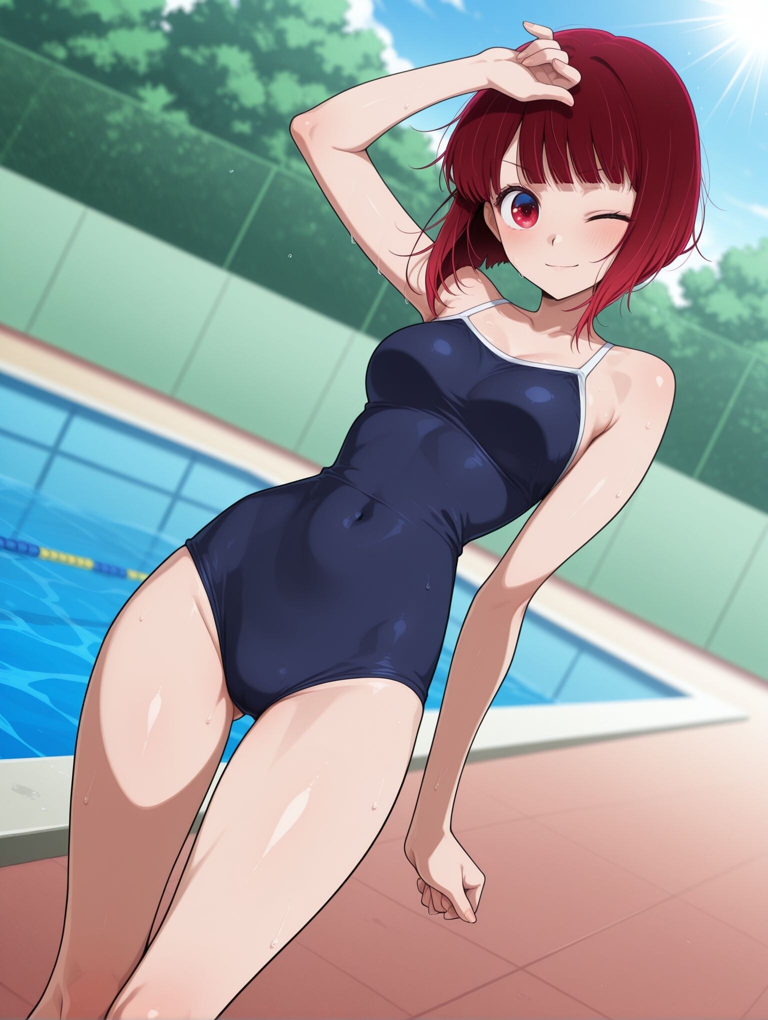 有馬かな×スク水