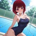有馬かな×スク水 3枚目
