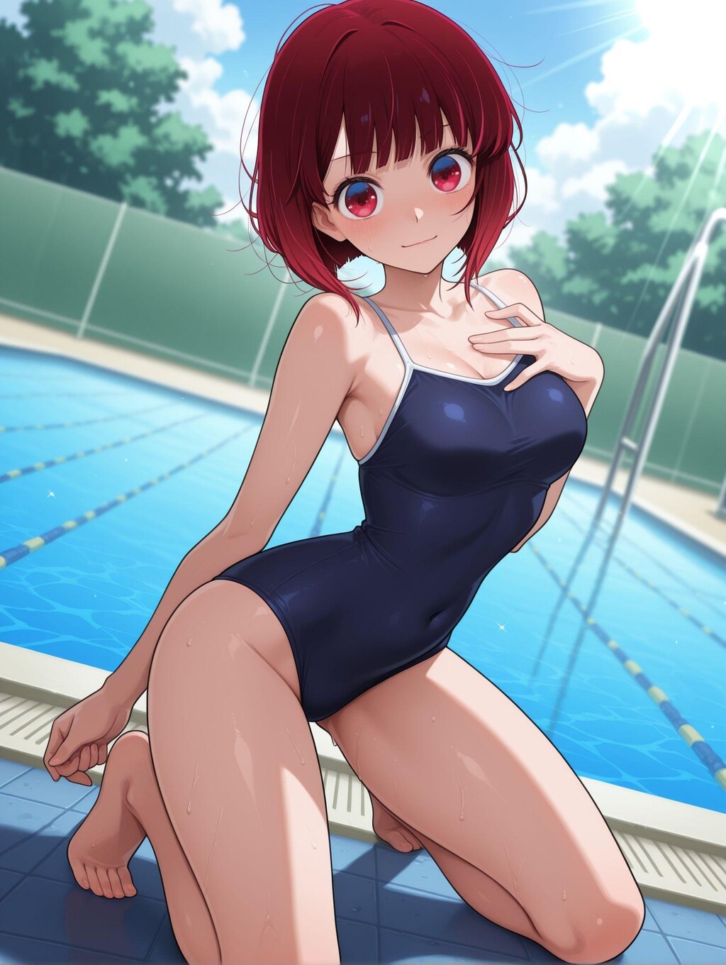 有馬かな×スク水
