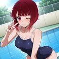有馬かな×スク水 4枚目