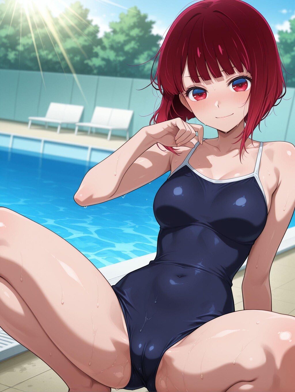 有馬かな×スク水