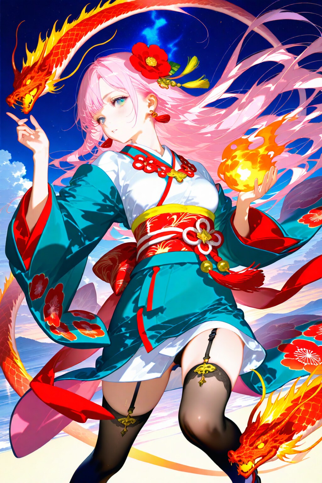 🐉と🐲 | の人気AIイラスト・グラビア