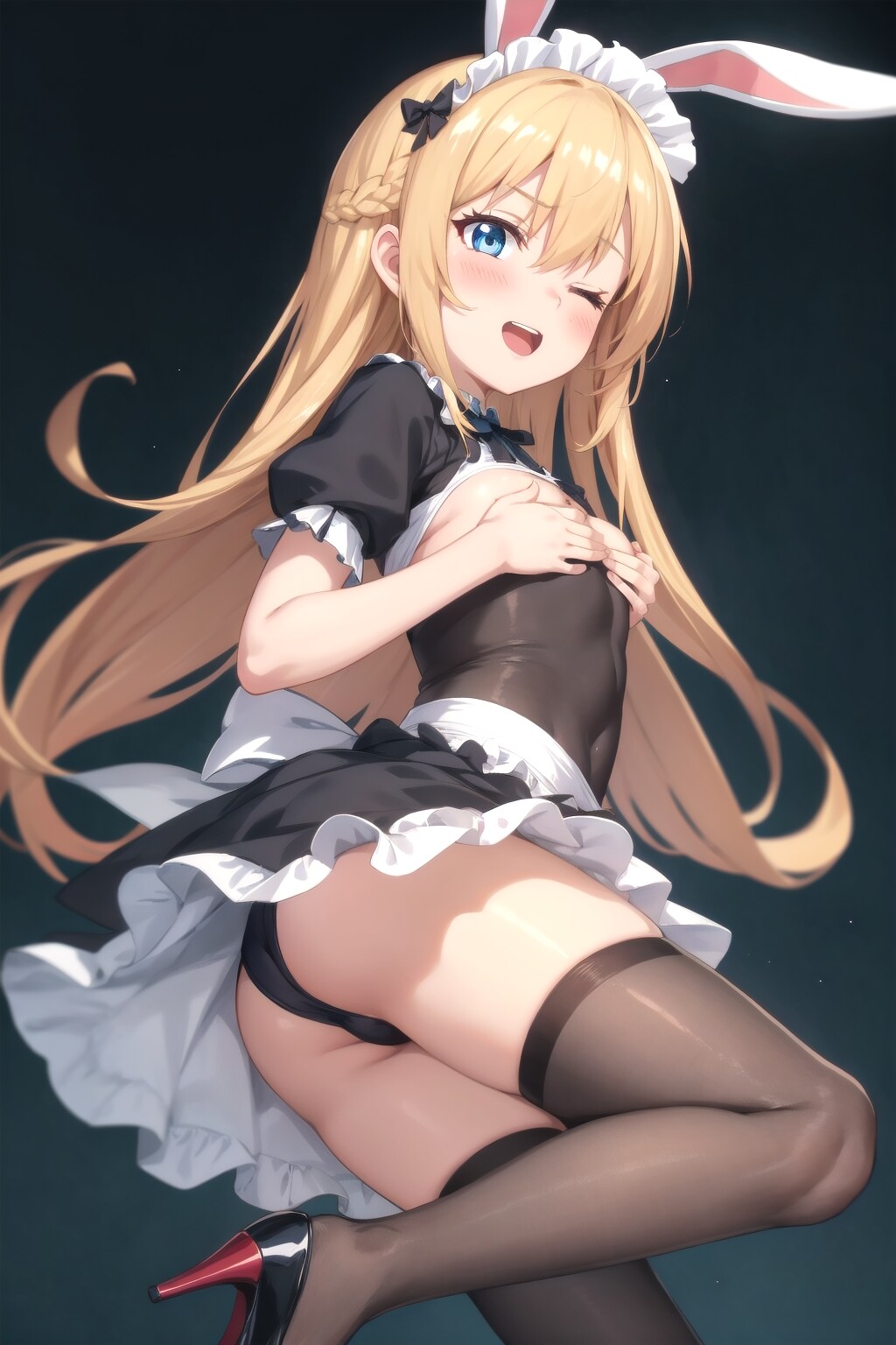 バニーメイドな愛梨紗ちゃん