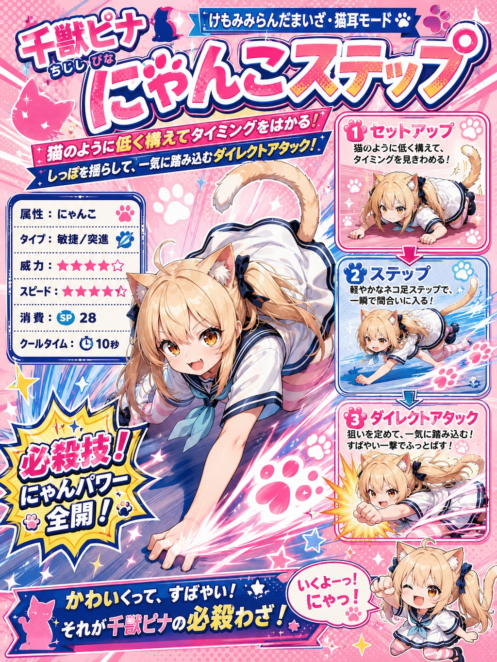 ピナちゃんのひっさつわざ！