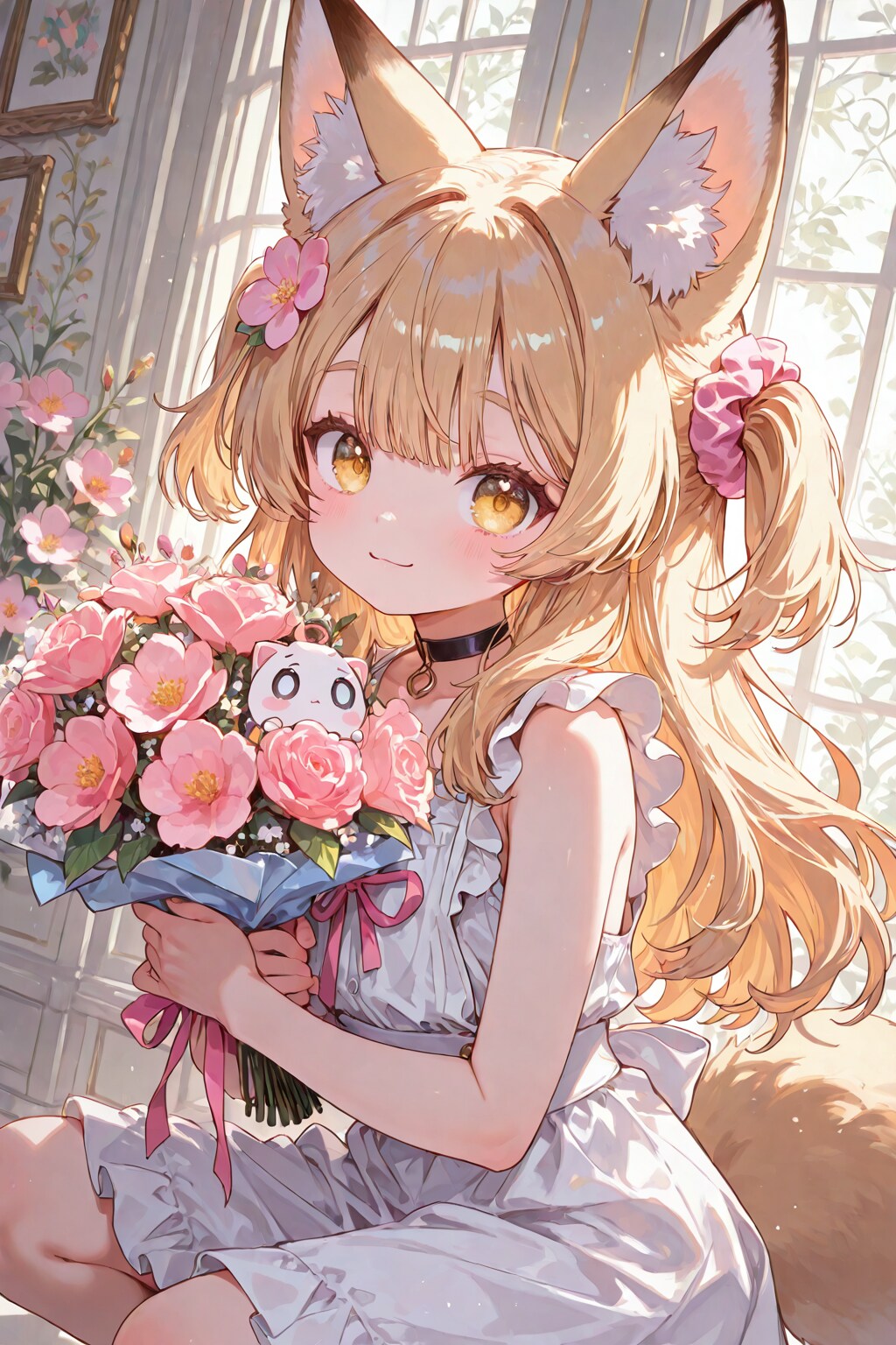 白い服のミラちゃん