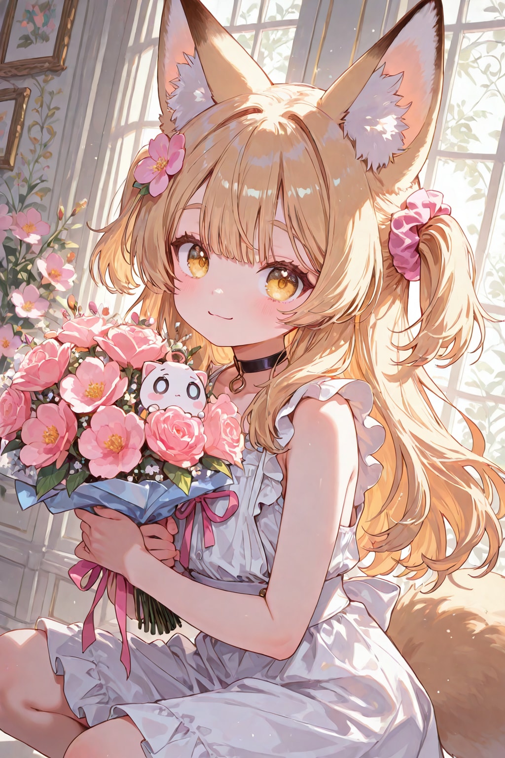 白い服のミラちゃん