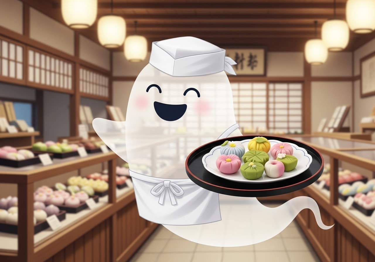 お化け和菓子職人の和菓子 | の人気AIイラスト・グラビア