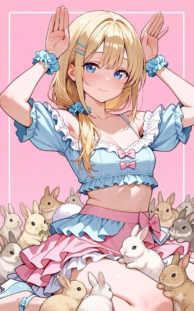 4／1 おはよウサギ | の人気AIイラスト・グラビア