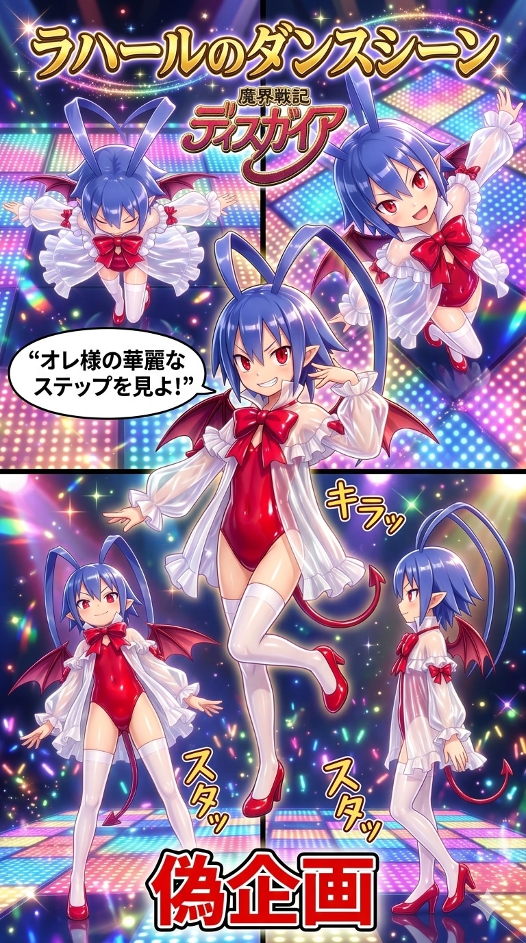 ラハールのダンスシーン　魔界戦記ディスガイア | の人気AIイラスト・グラビア