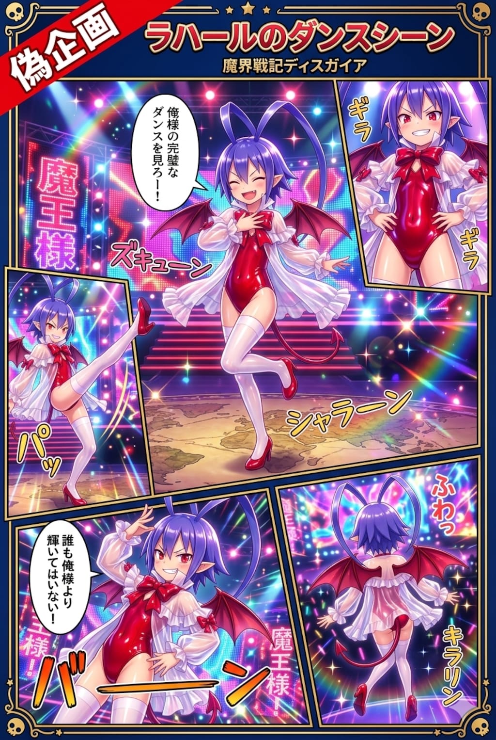 ラハールのダンスシーン　魔界戦記ディスガイア
