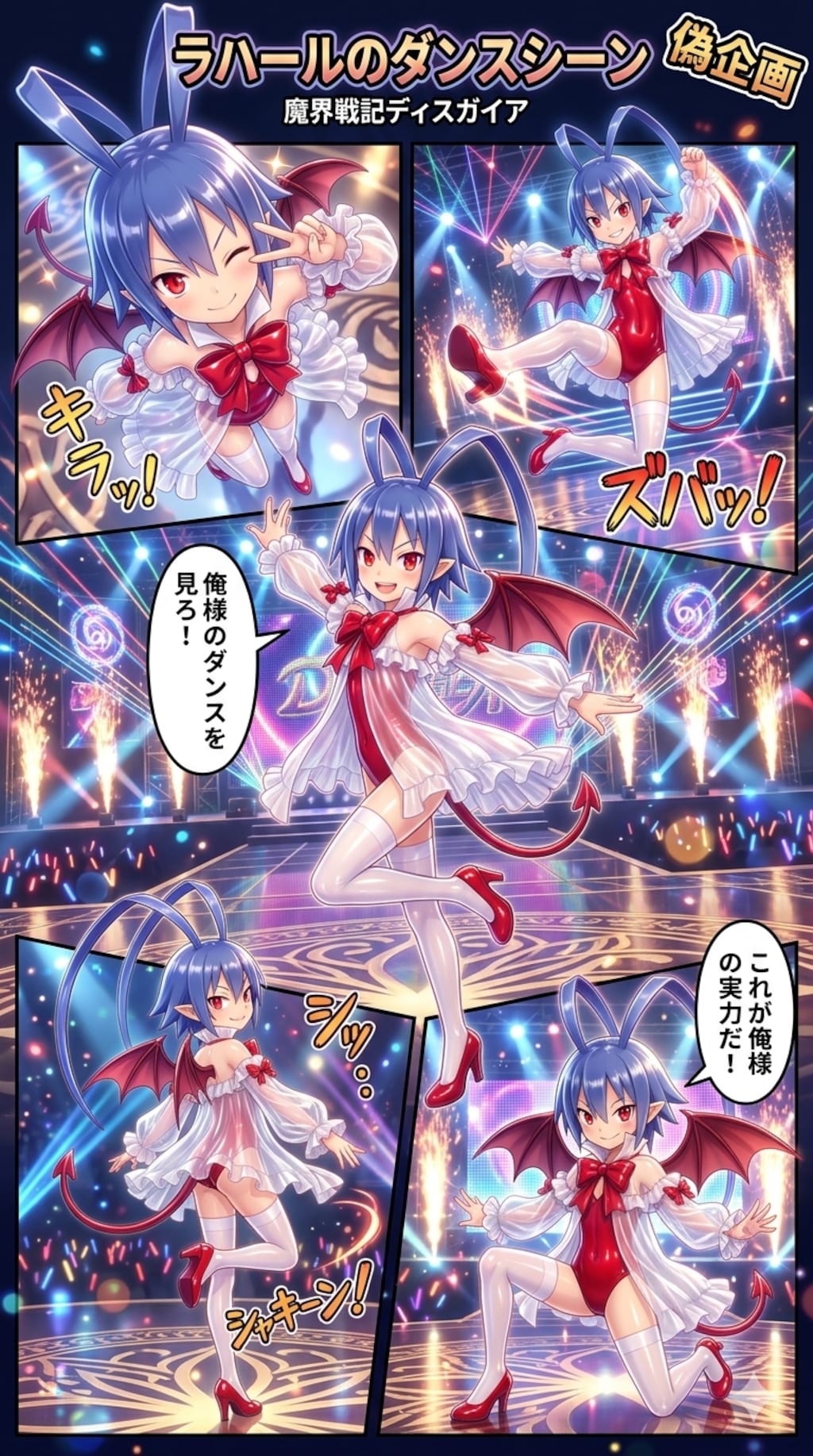 ラハールのダンスシーン　魔界戦記ディスガイア