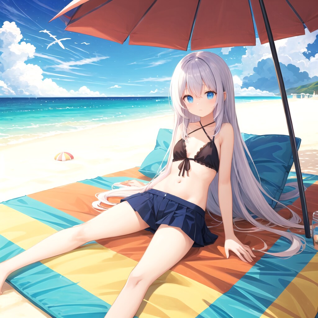 海に来たよー！