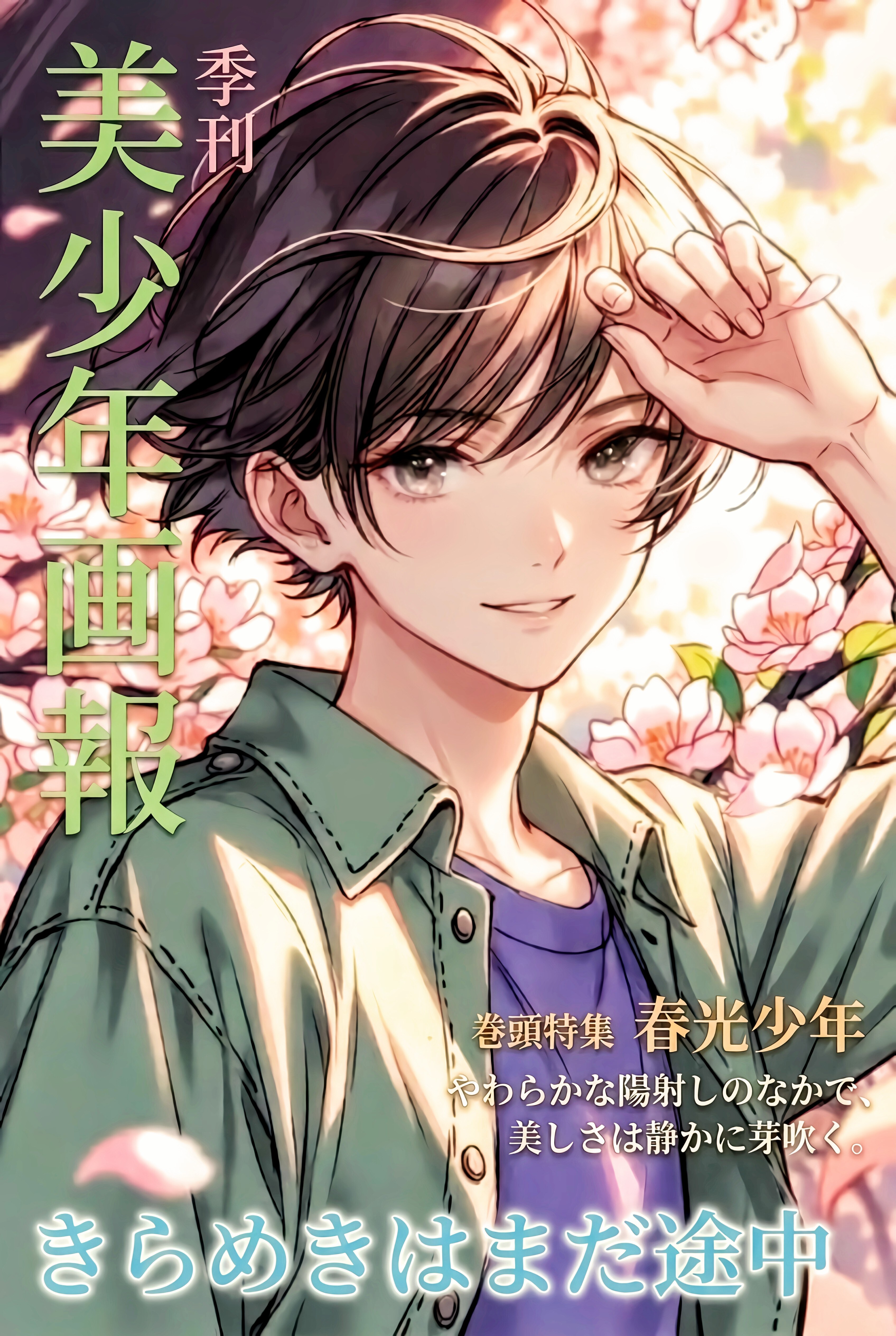 美少年画報 春号 | の人気AIイラスト・グラビア