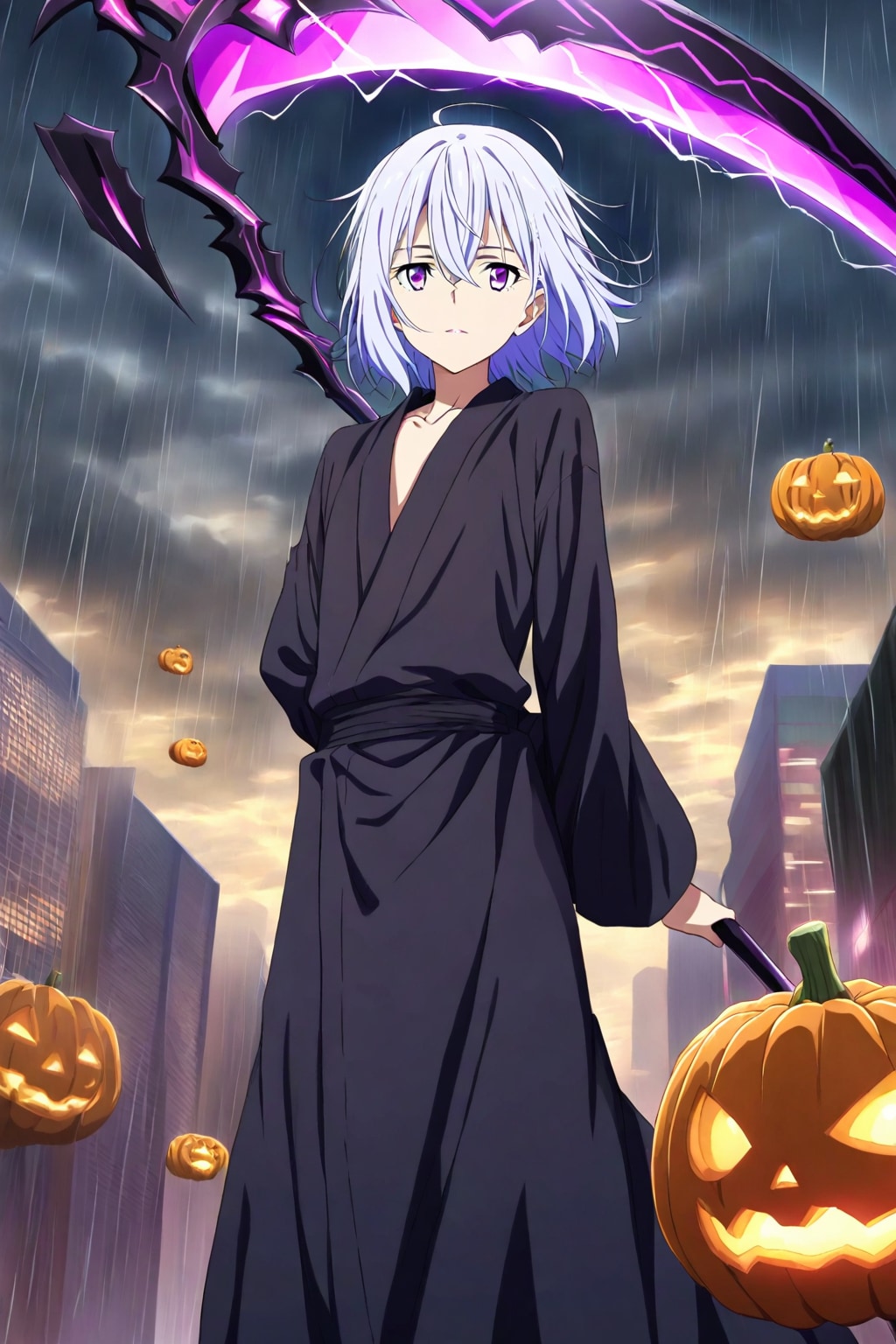 【ハロウィンなかぼちゃ】かぼちゃ頭にかぶる予定だったんだけどな😅