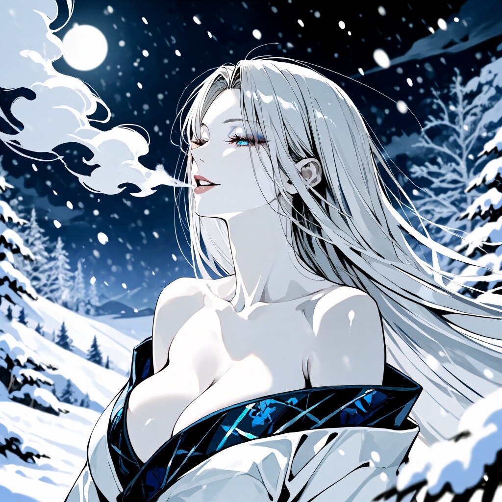 雪女 | の人気AIイラスト・グラビア