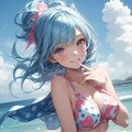 水玉彼女👙💖 6枚目