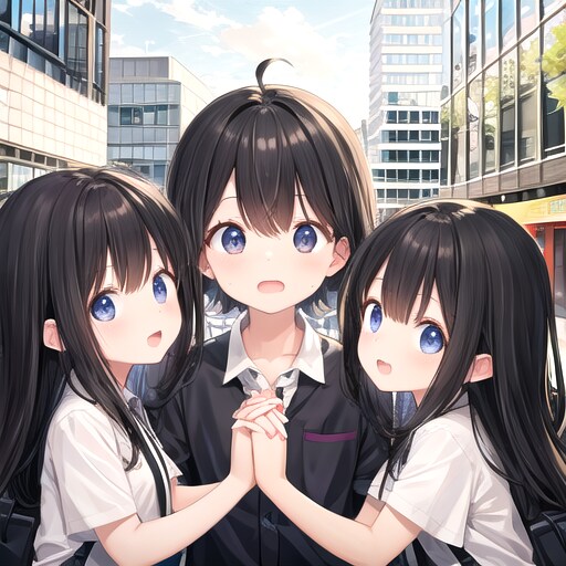 三つ子ちゃん | の人気AIイラスト・グラビア