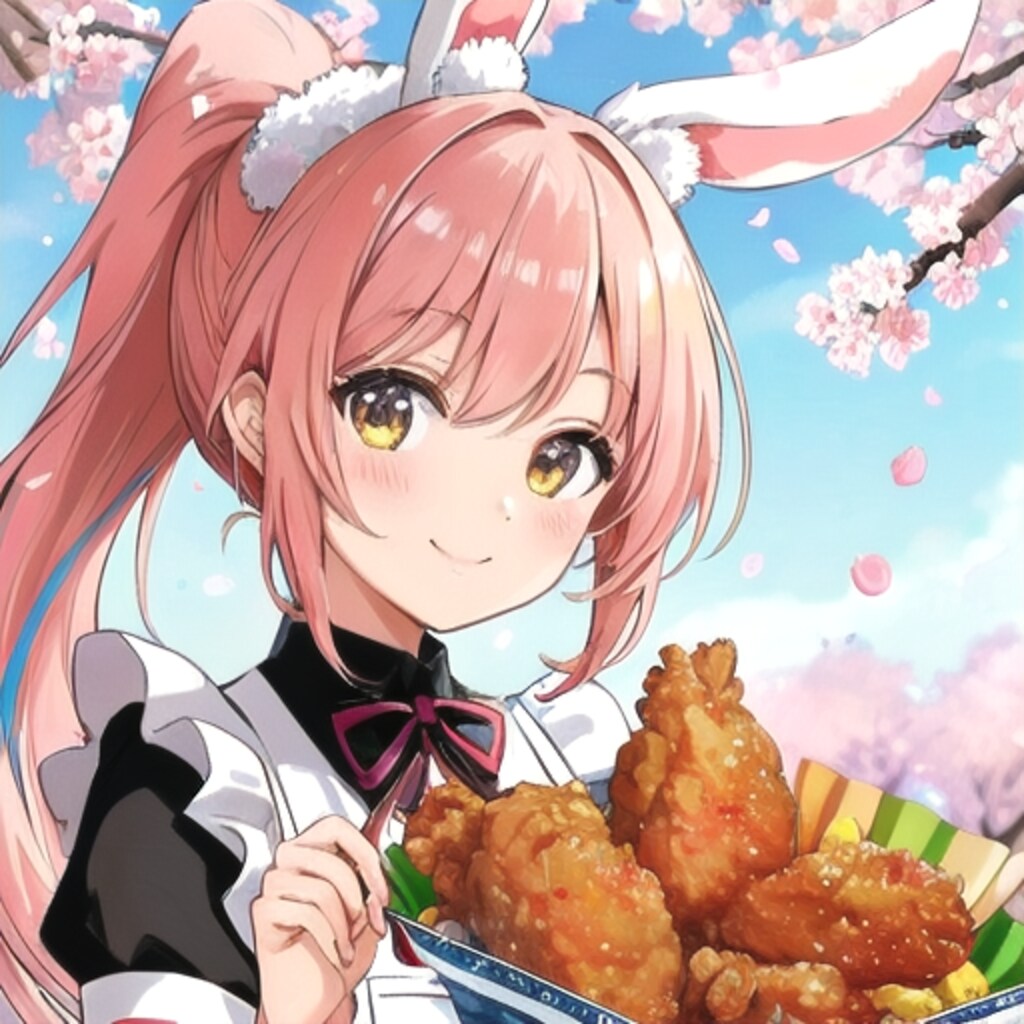 春兎メイドと唐揚げ祭り