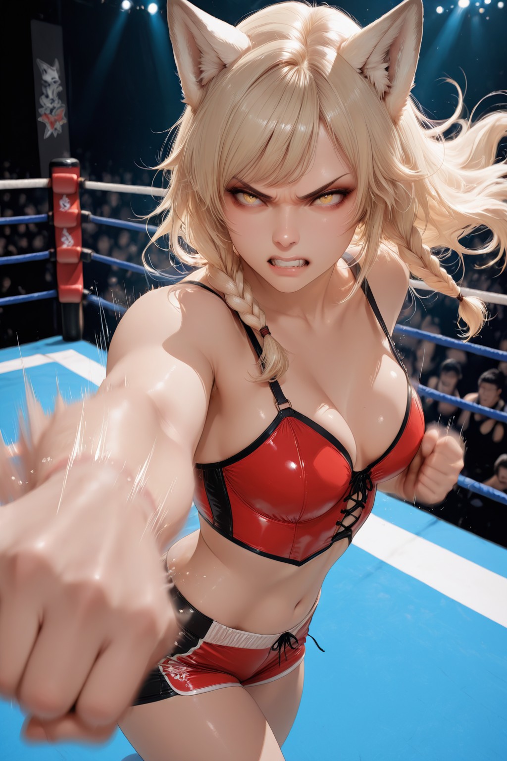 Beautiful Pro Wrestling Girl（けもみみプロレス・ガール「叩け！叩け！吠えろ！」）