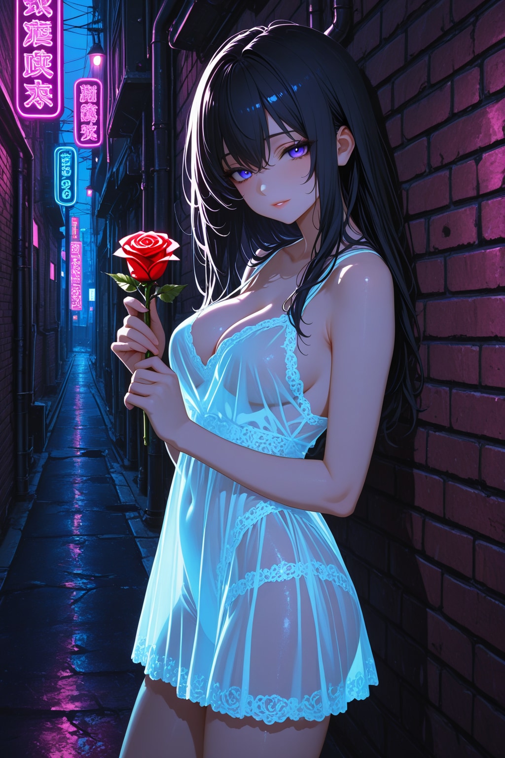 “花”売りの少女
