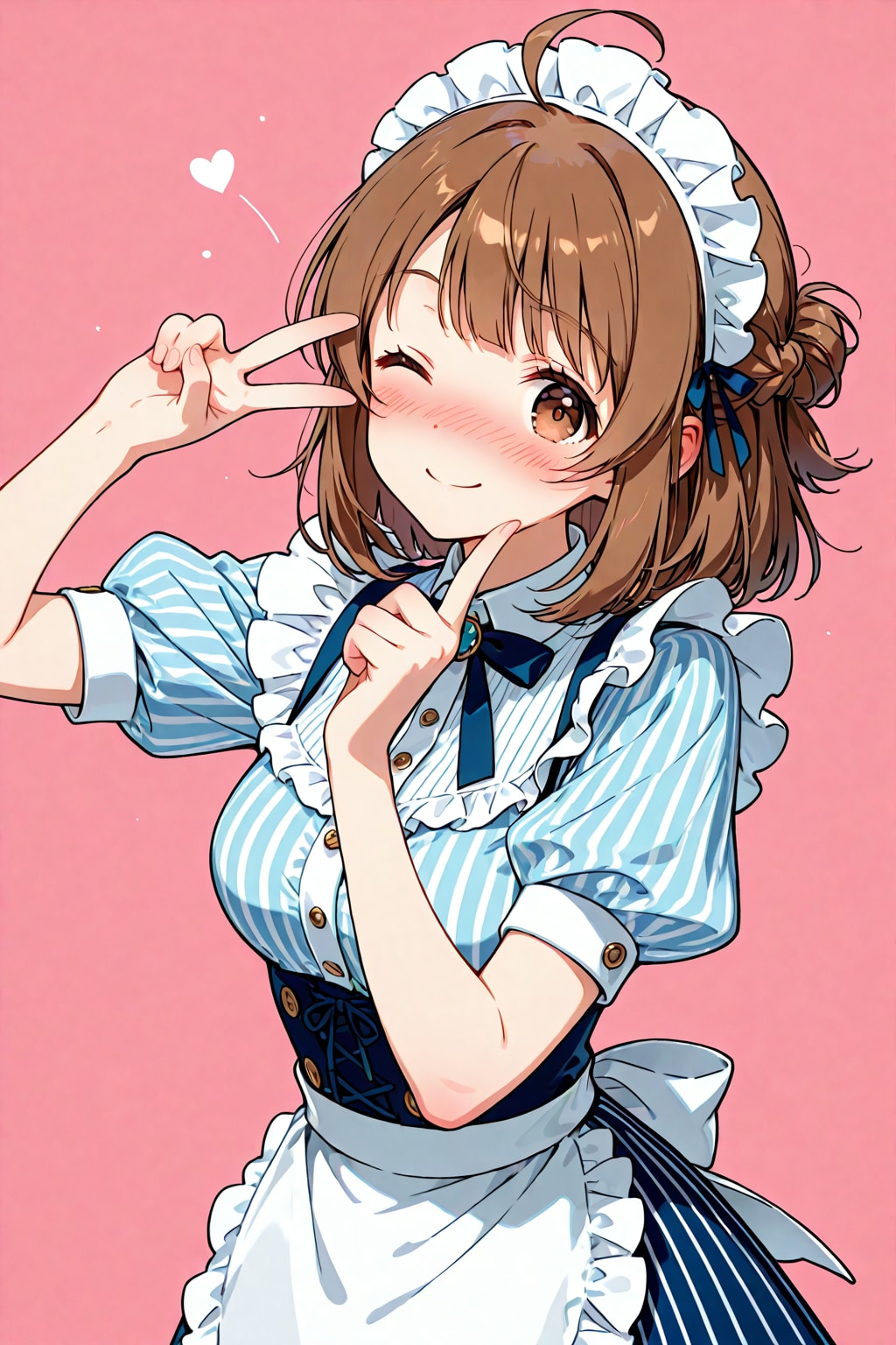 瑞夏ちゃんのはっぴーピース✌️✨【BUBBLE延長･MESS2公開記念】 | の人気AIイラスト・グラビア