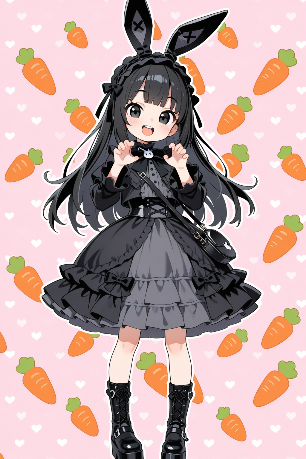 新キャラ！？黒うさぎちゃん♡ | の人気AIイラスト・グラビア