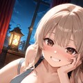 あっ！　サンタさん……あれ？　毎年来る人と違うっスね……どこかで見たような……先輩！　もしかして……サンタのバイト始めたんスか？　サンタさんも色々忙しいスからね……。 2枚目