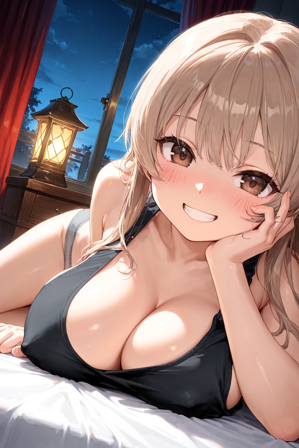 あっ！　サンタさん……あれ？　毎年来る人と違うっスね……どこかで見たような……先輩！　もしかして……サンタのバイト始めたんスか？　サンタさんも色々忙しいスからね……。