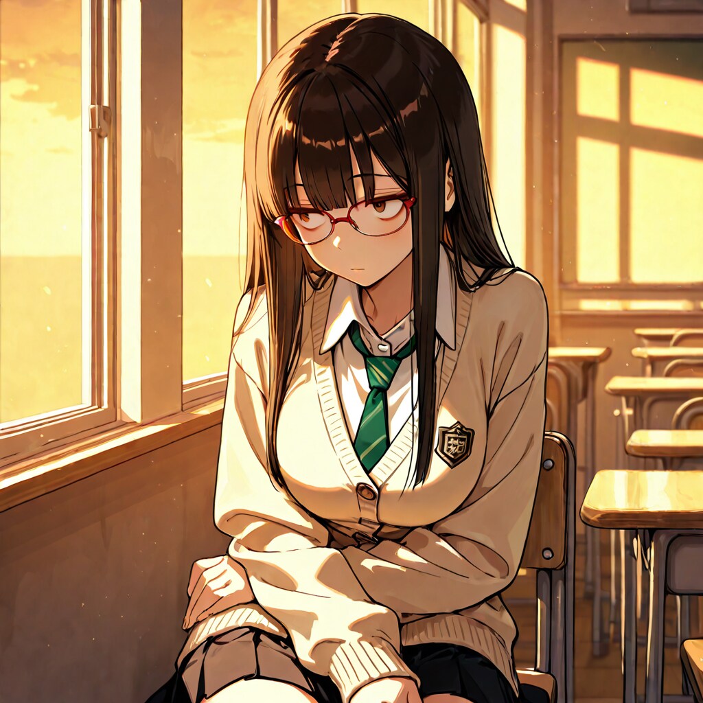 放課後のひとり反省会 | の人気AIイラスト・グラビア