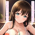 巨乳後輩の着衣パイズリ② 2枚目